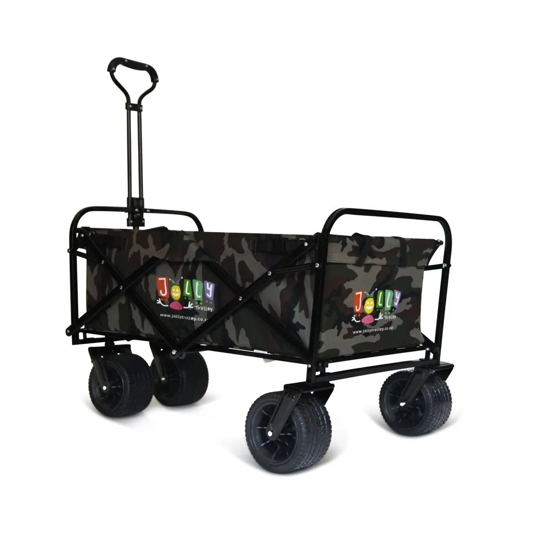 Jolly Trolley 4x4 Raptor - Collapsible, Heavy Duty with All-Terrain Wheels - Brown