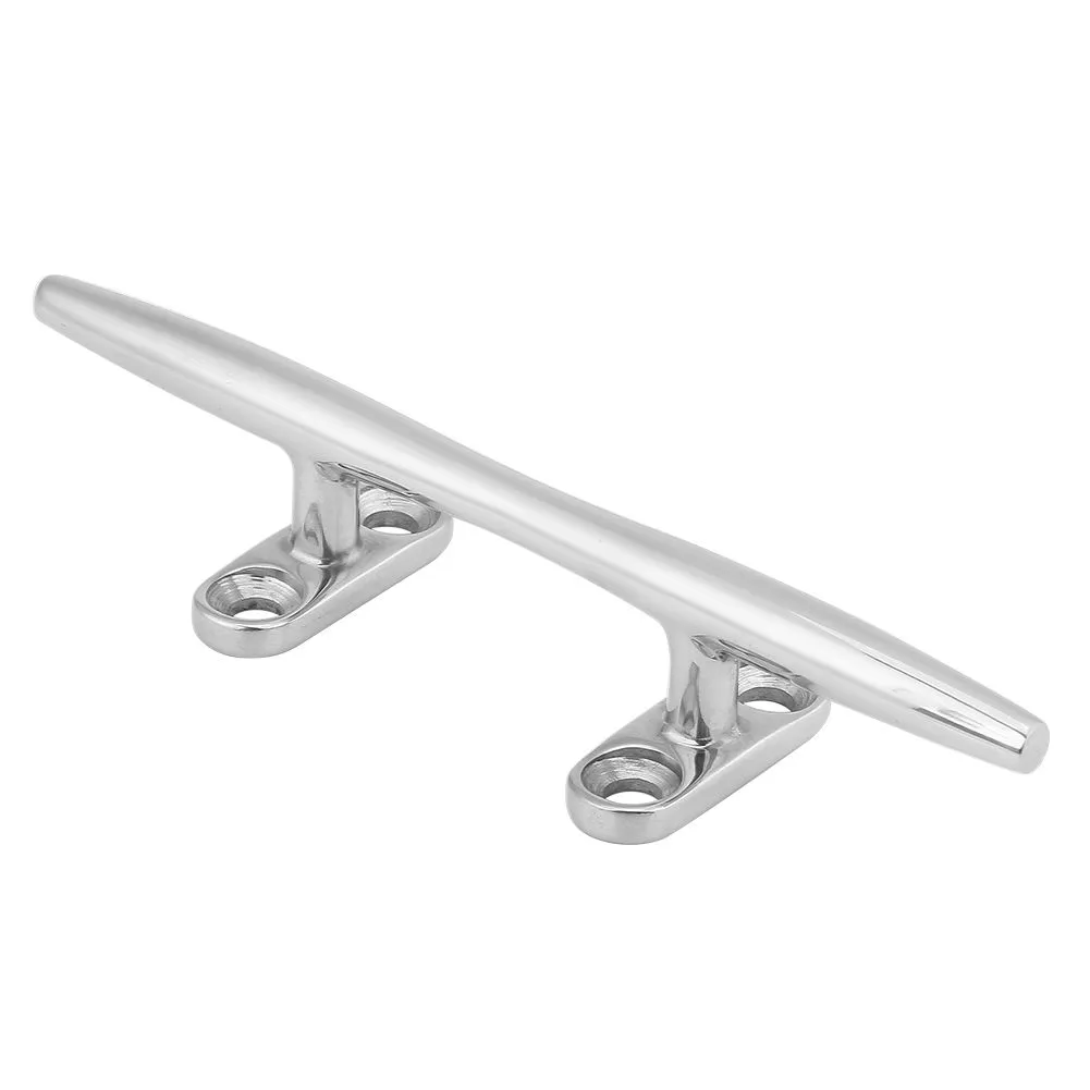 Boat Deck Rope Cleat 6" Stainless Steel Marine Dock