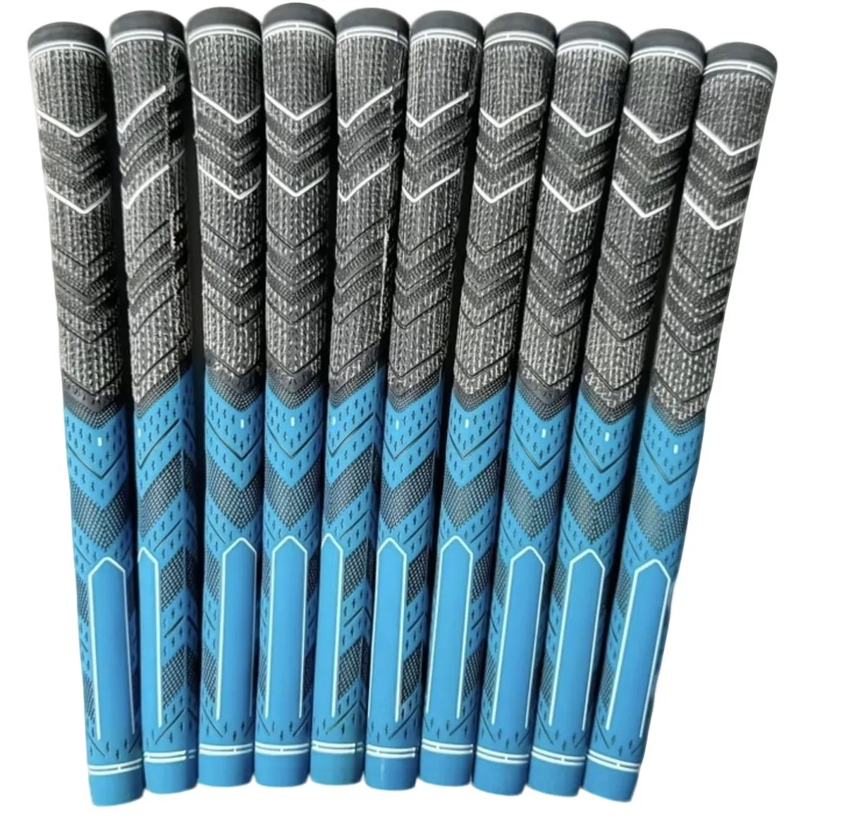 Golf Club Grip set of 10 - Blue, Black