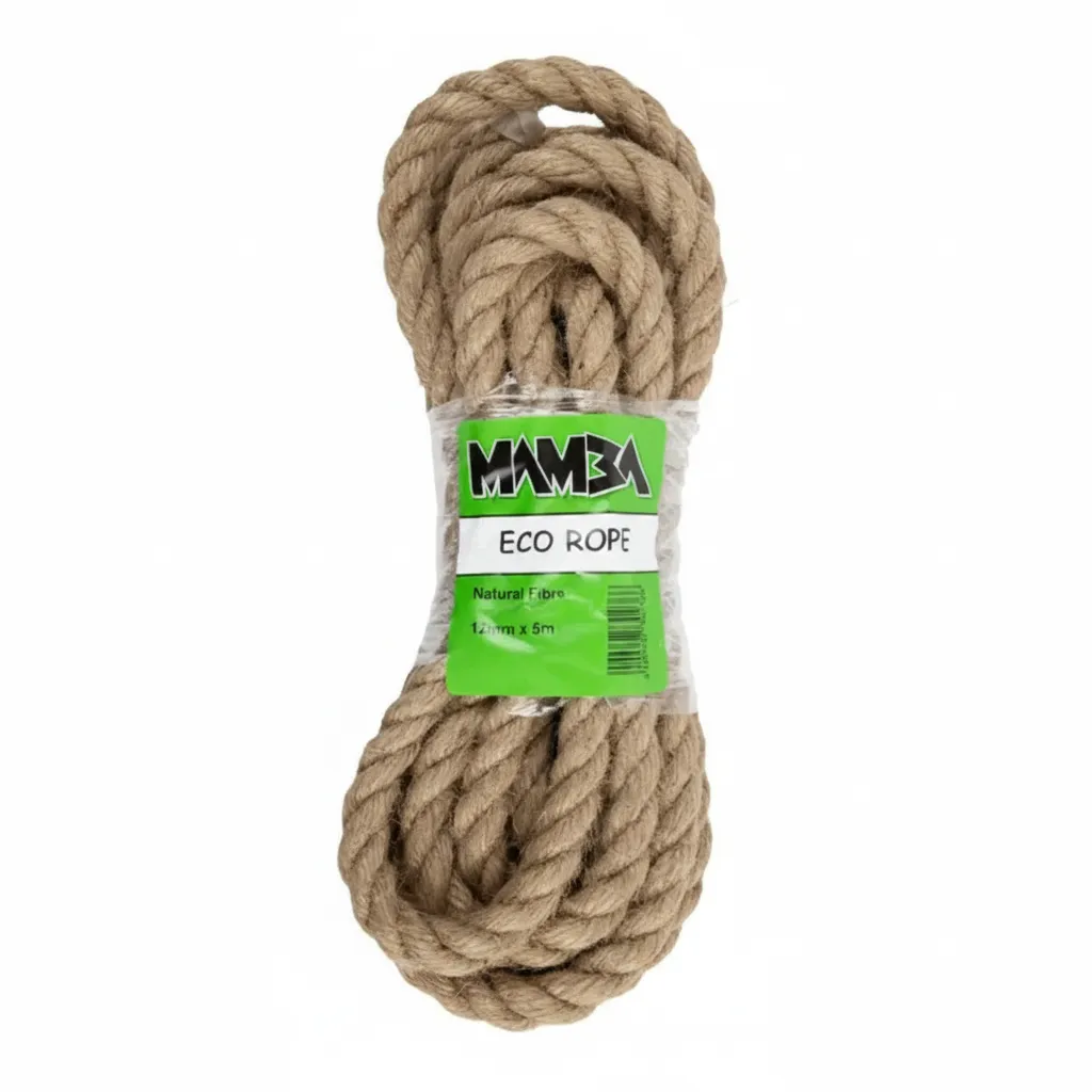 Mamba Eco Rope 12mm Thick Braided Rope 5m - 2 Piece