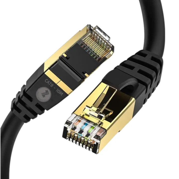 Sinye Tech CAT8 Heavy Duty Network Cable with Gold Plated High Speed - 10M