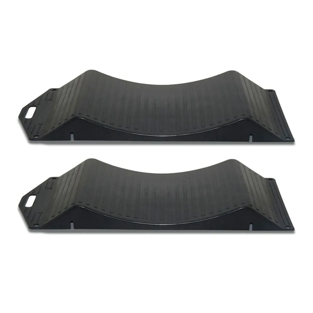 2Pc Car Tire Protector Ramp Trailer Part Wheel Protection Device B