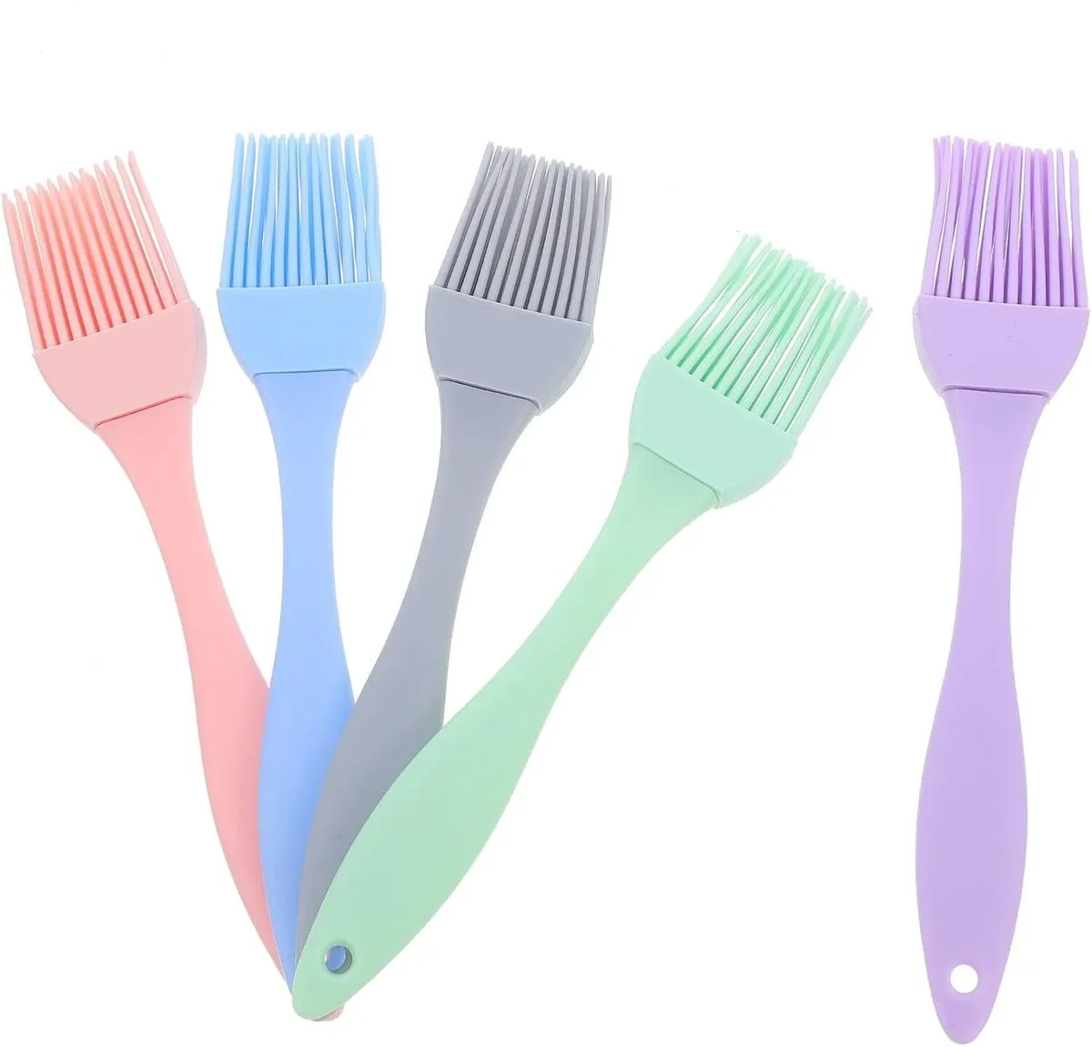 High-temperature Resistant Silicone Basting Brushes For Grilling And Bakin