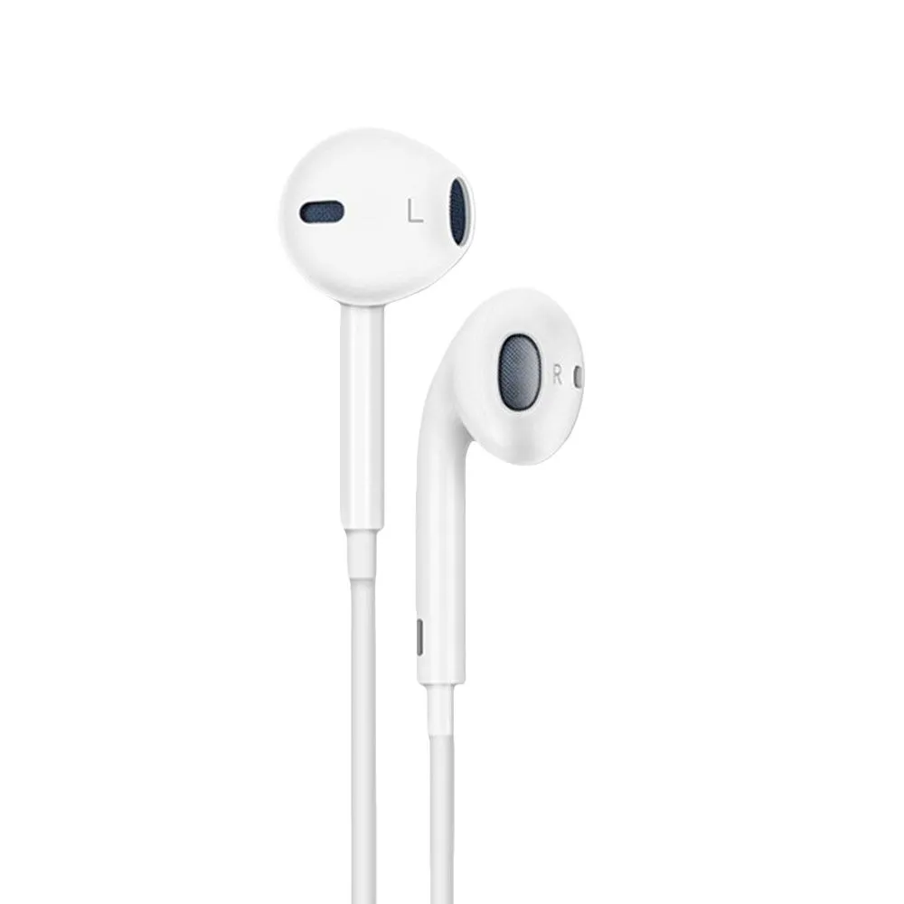 Earphones Compatible with iPhone 17-12 Pro Max & 3.5mm/Lightning/USB-C - 3.5MM
