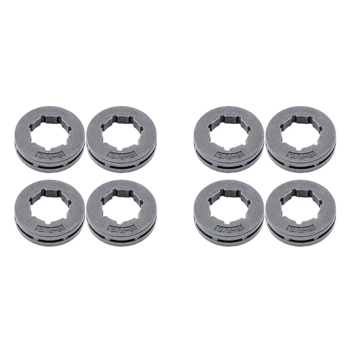 4Pcs 3/8 Inch 8T Sprocket Rim for Stihl 064 066 088 090 Ms660 Ms880