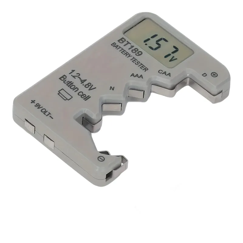 LCD Battery Tester - Portable Digital Voltage & Capacity Meter