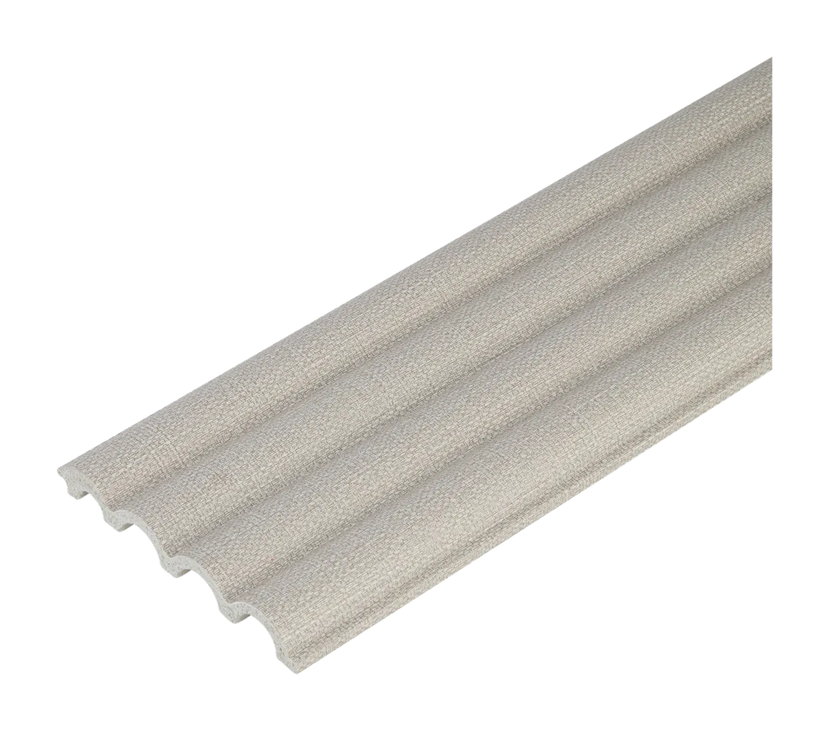 High Impact PS 3D Slat Wall Cladding - DUNE LINEN