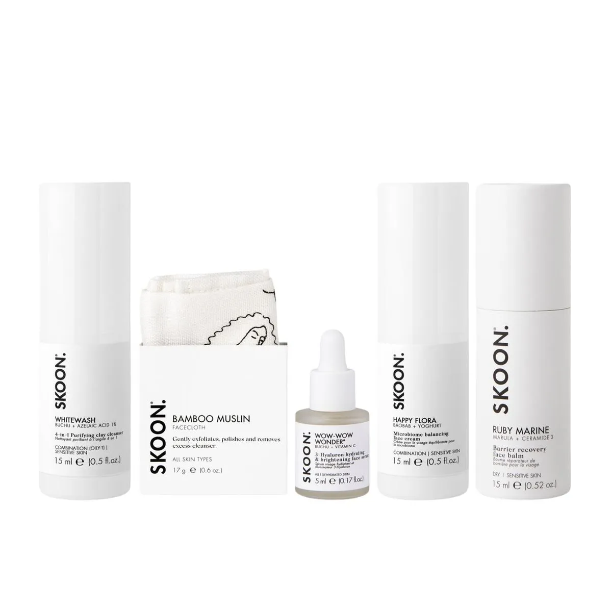SKOON. TAME THE T-ZONE Set - For Combination Oily-T & Sensitive Skin