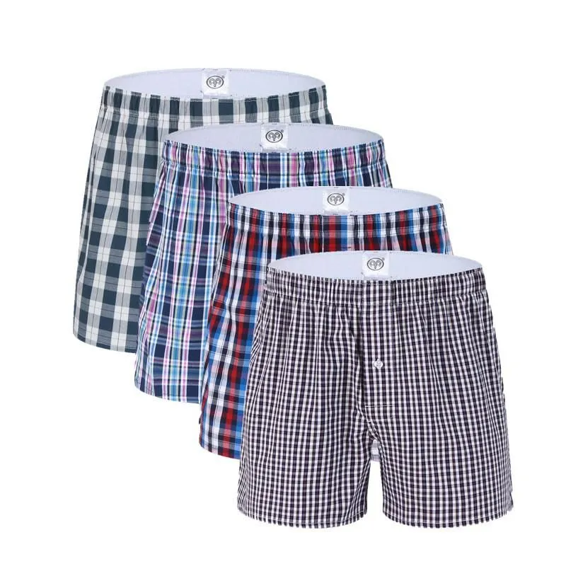 Men's Woven Boxers, 100% Cotton Boxer Shorts for Men
