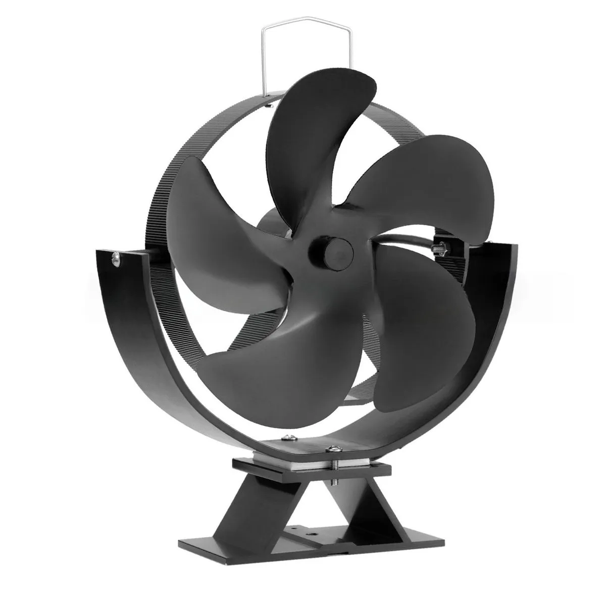 5 Blade Thermal Silent Fan for Wood Airflow Closed Combustion Fireplaces