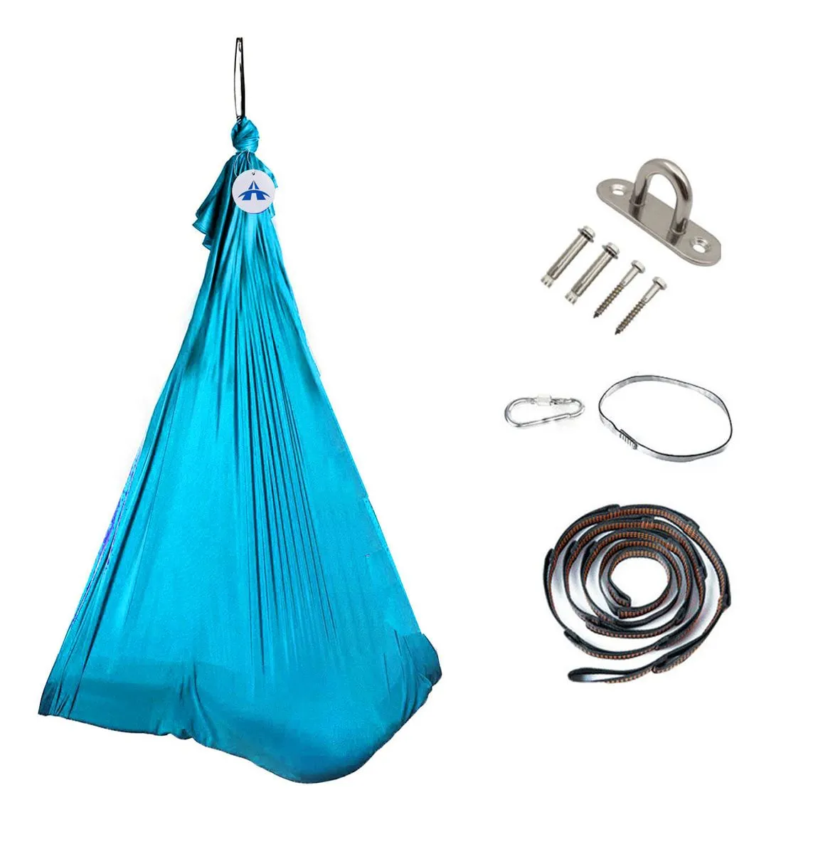 Adjustable Therapy Hammock Yoga Swing for Children - Blue