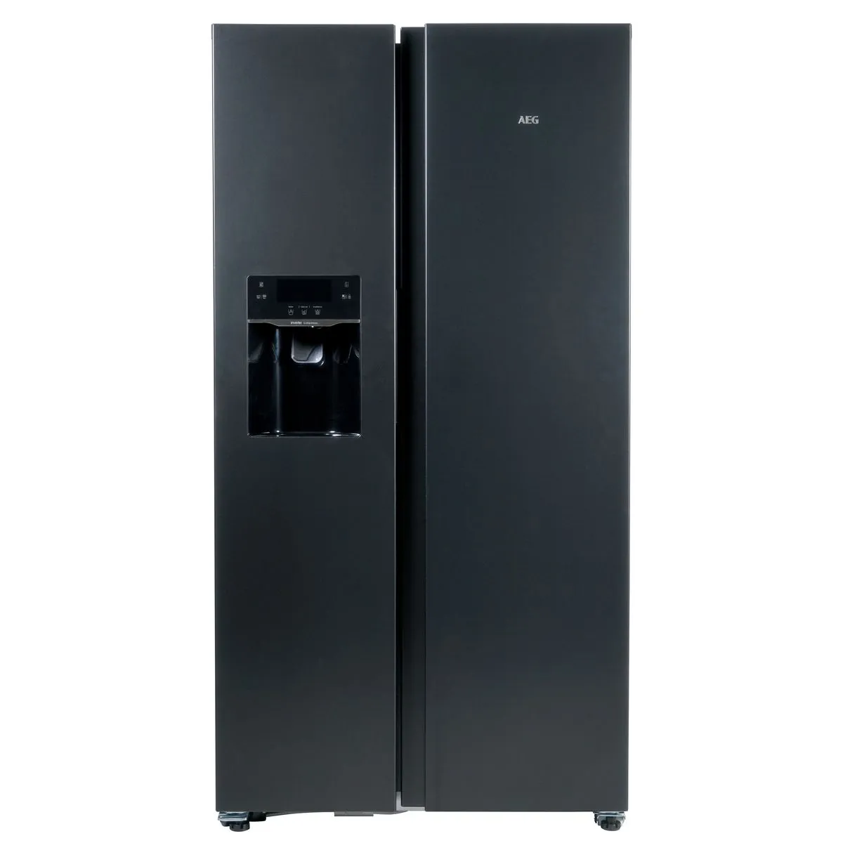 AEG 548L Side-by-Side Refrigerator with Plumbed Water & Ice Dispenser