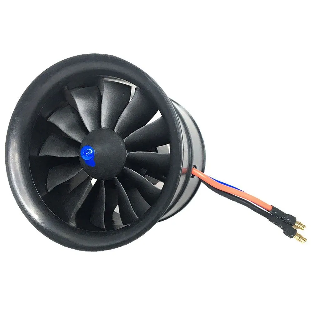Edf 70Mm 2300Kv 6S 12 Blades Rc Fan Propeller With Brushless Motor