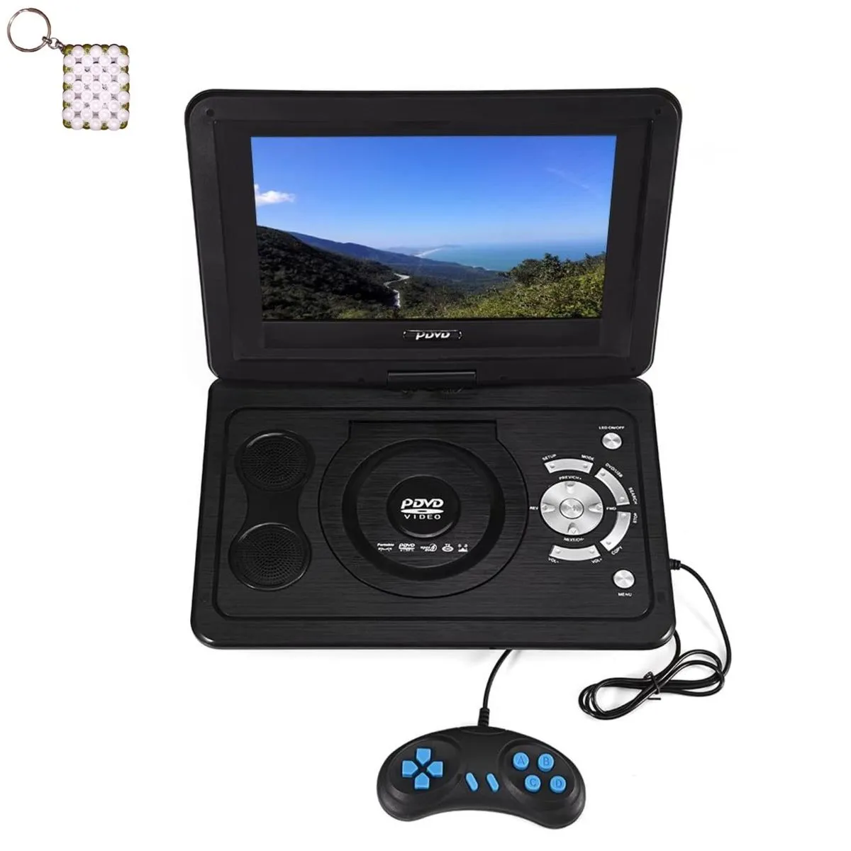 LMD-1108 Portable HD DVD Player With LCD Screen And A Keyholder