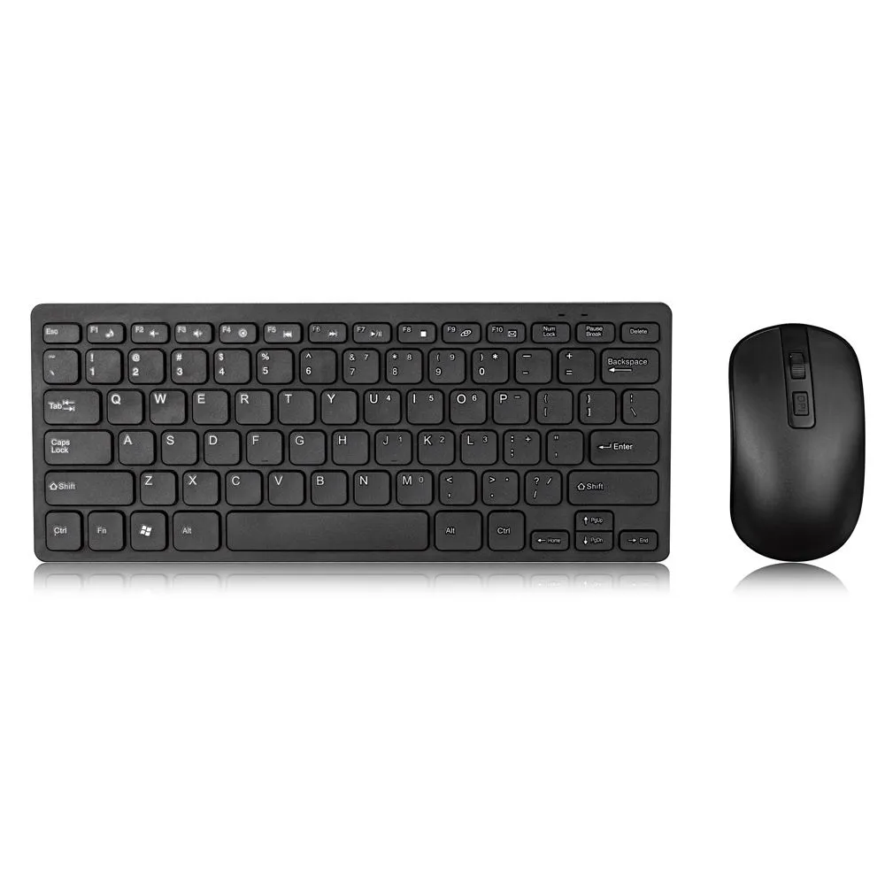 Business Office Wireless Keyboard and Mouse - Black