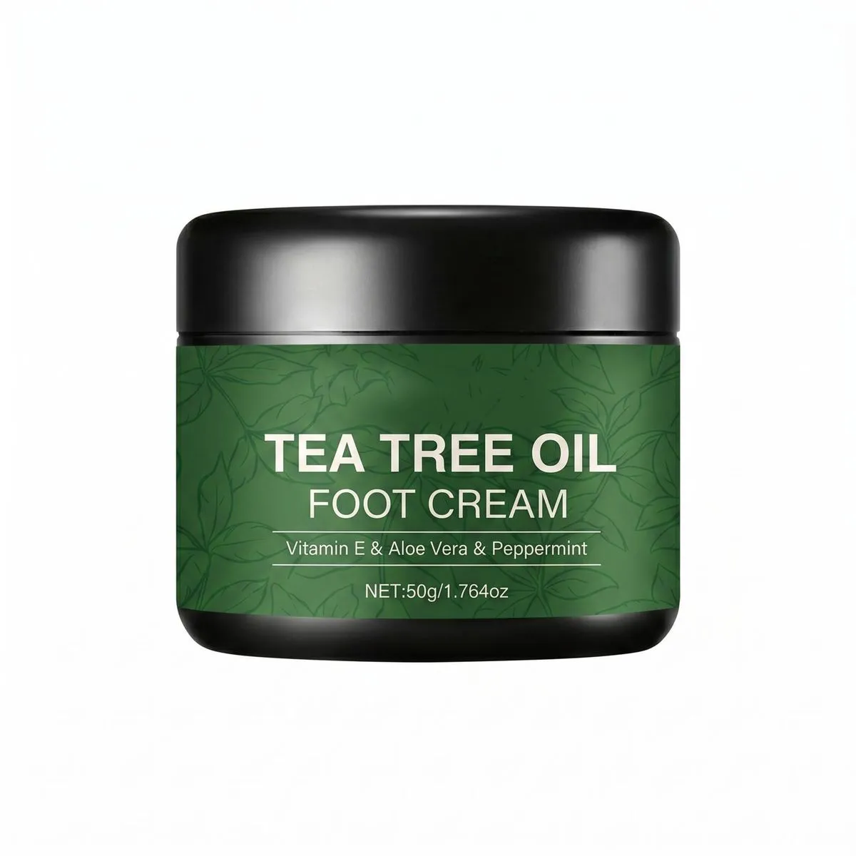 Tea Tree Foot Cream for Dry Cracked Heels and Rough Skin Softener
