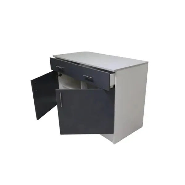 Base Unit 1200mm 2Door 2Drawer Grey