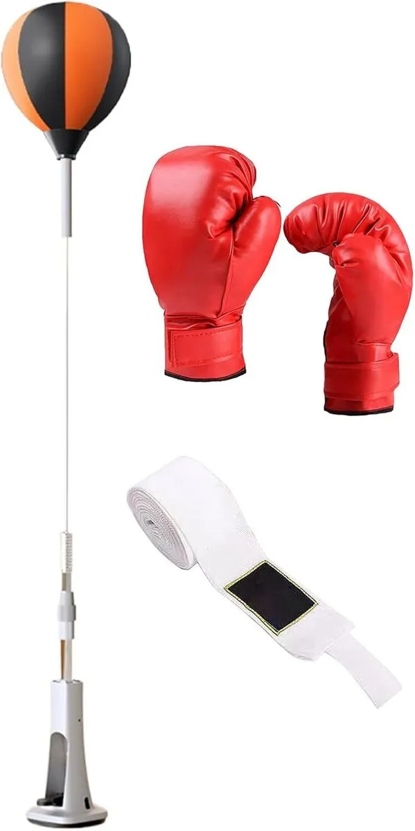 Height Adjustable Boxing Reflex Bag With Stand
