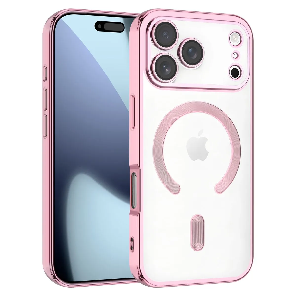 Luxury iPhone 17 Pro/Pro Max Cover with Rose Gold Finish