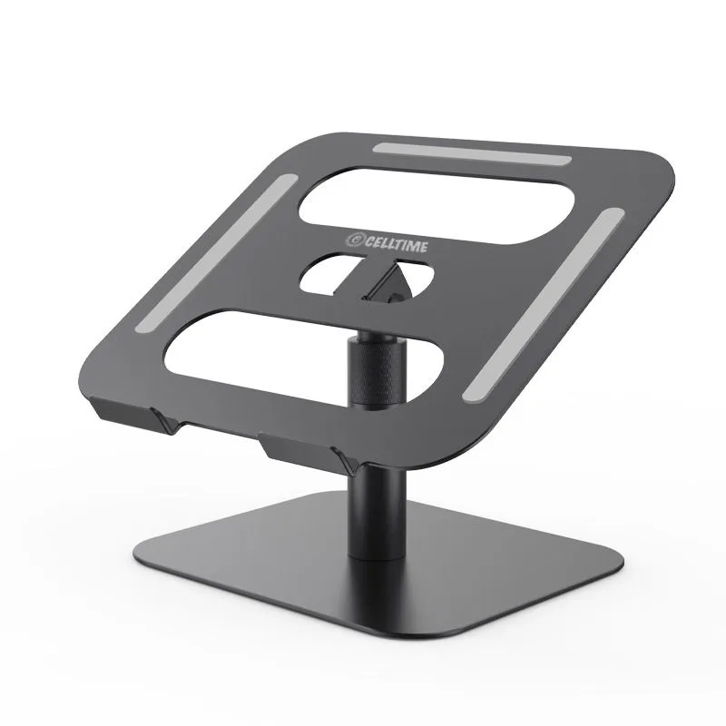 CellTime ErgoStand Ergonomic Height Angle Adjustable Laptop & Tablet Stand - Charcoal Grey