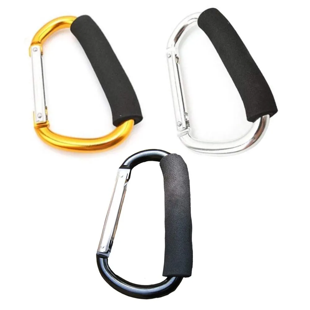 Camping Carabiner Extra Large Portable Climbing Hook 13cm - Set of 3