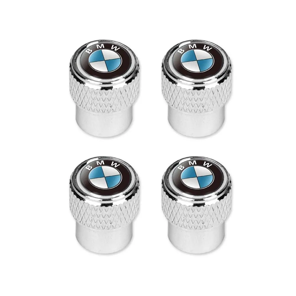 Aluminum Tire Valve Cap logo for BMW