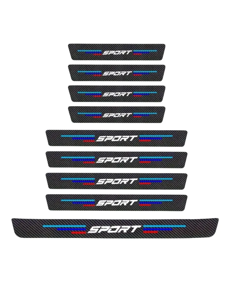 9 Piece Sport Door Sill And Threshold Protection Strips