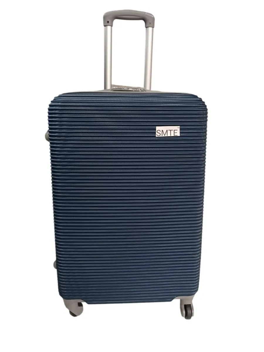 SMTE 22-Inch ABS Hard Shell Suitcase - Dark Blue