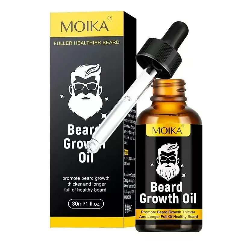 MOIKA Beard Growth Oil | Boost Fuller Thicker Longer Beard Fast