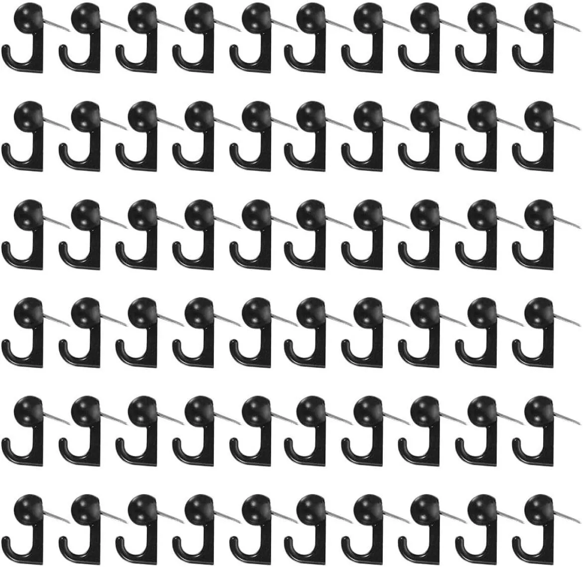 100 Pieces Metal Push Pins Thumbtacks Heavy Duty Decorative Push Pin Hooks