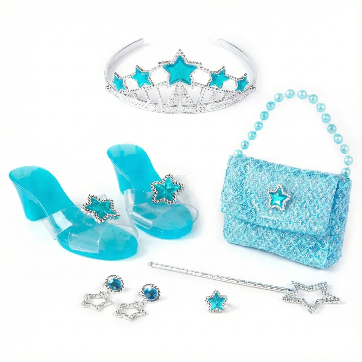 8-Piece Ice Princess Jewellery & Accessories Dress-Up Set - Ages 3+