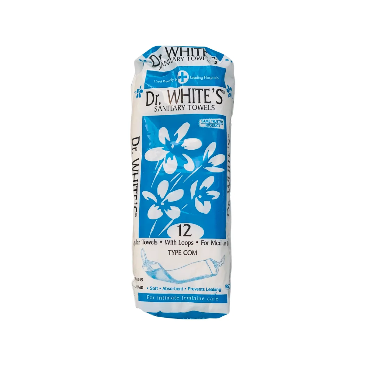 DR. WHITE'S - 12 Maternity Sanitary Towels - Regular x 2