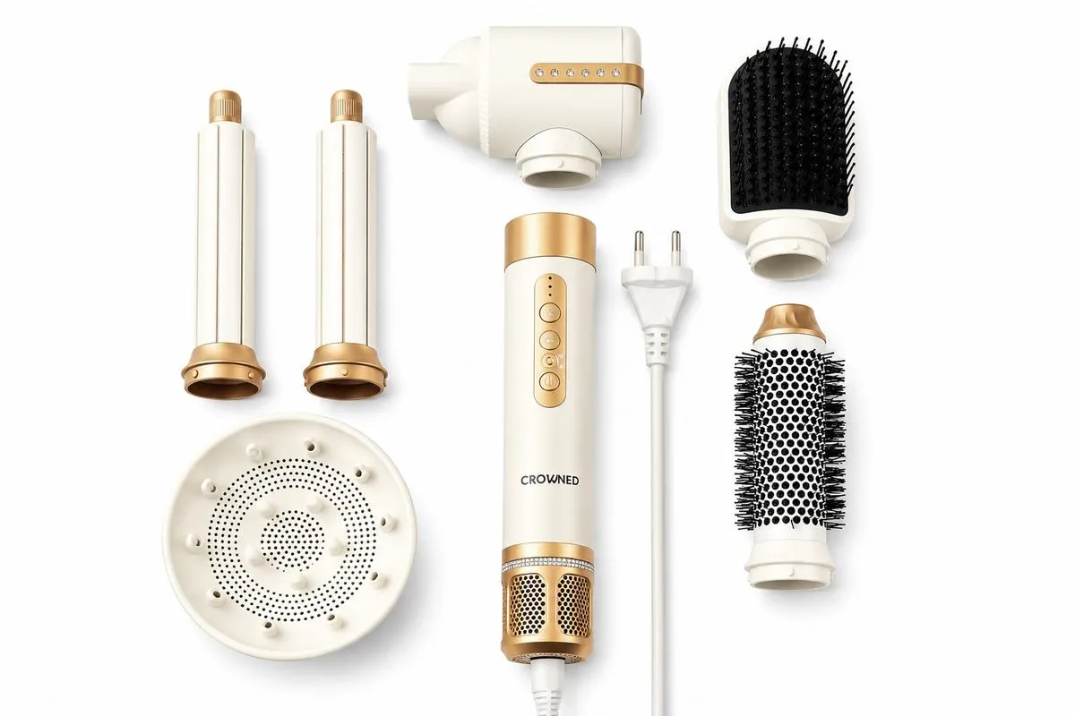 Professional Auto-Wrap 7-In-1 Hair Styler And Dryer