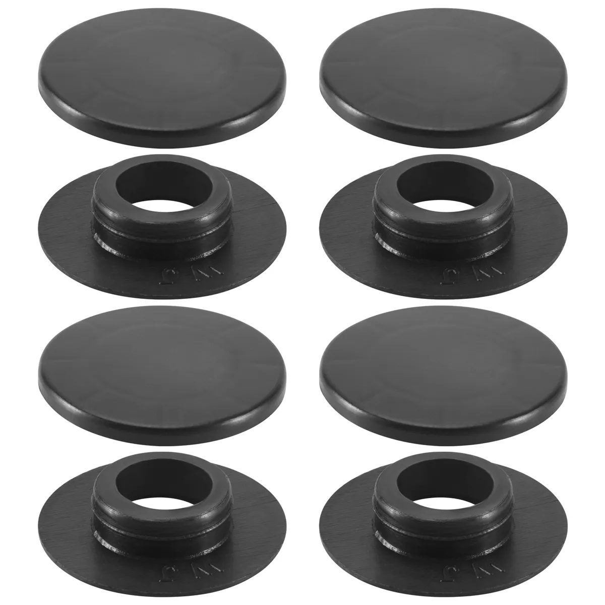 4X Car Mat Carpet Floor Fixing Clips Black For - 6680520