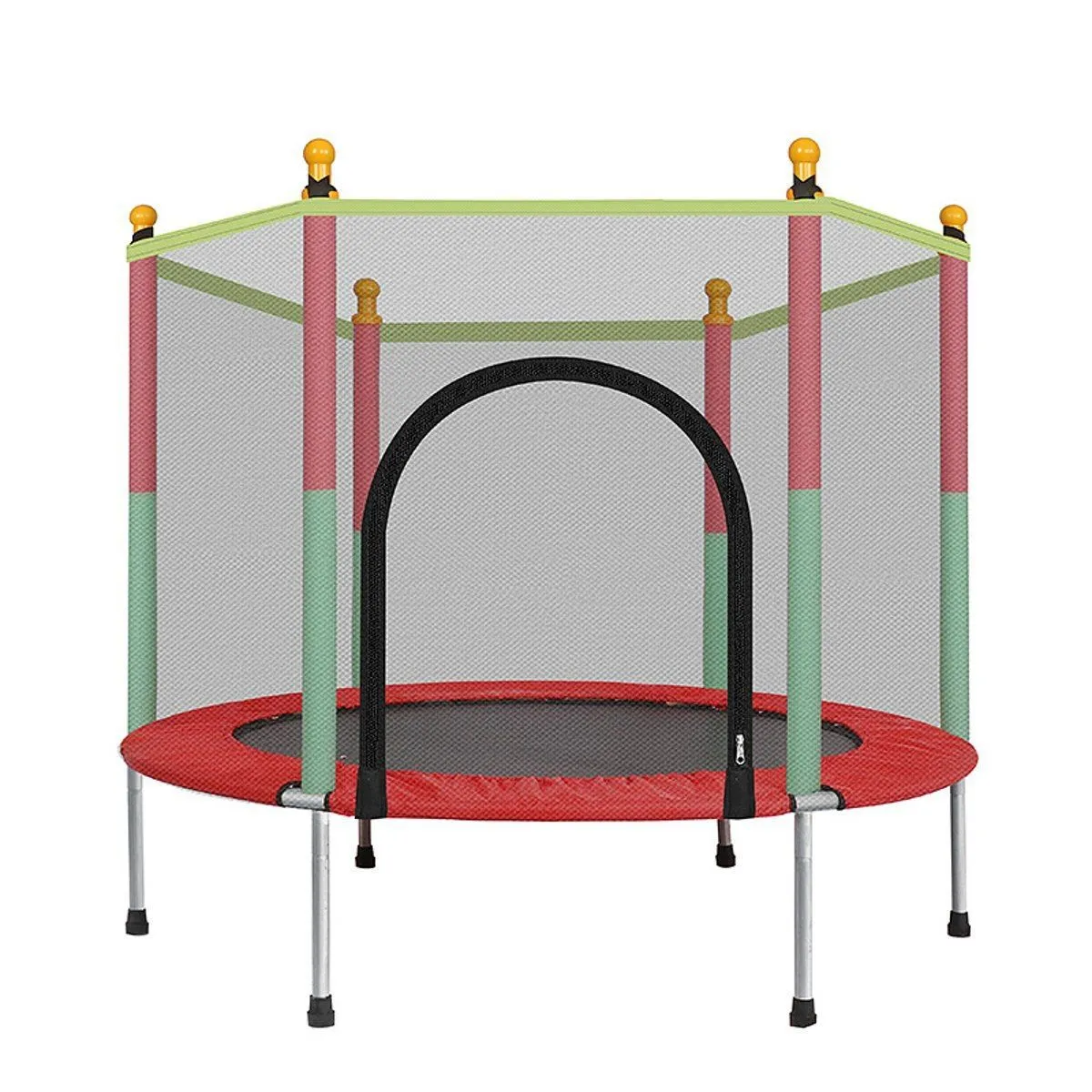 Children & Pre-Schoolers Fun Activity Mini Trampoline With 360 Safety Net