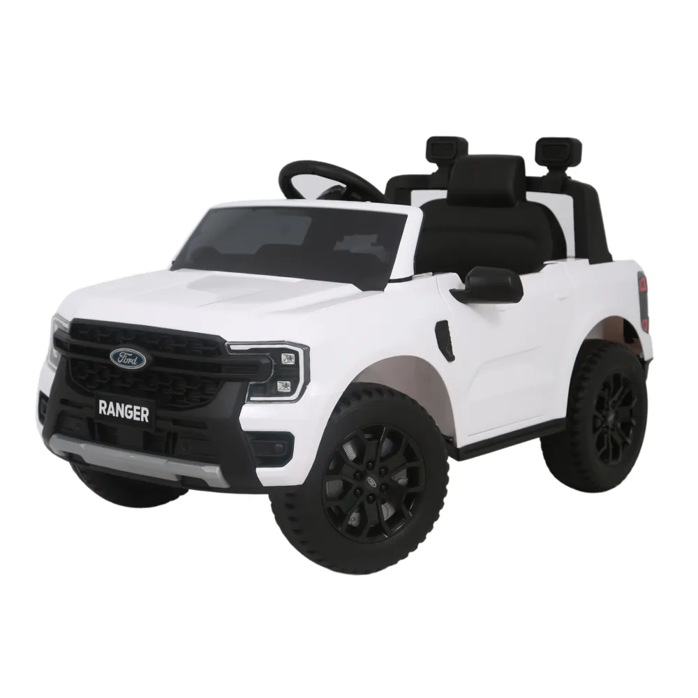 Licensed Ford Ranger Kids Ride-On Car - White