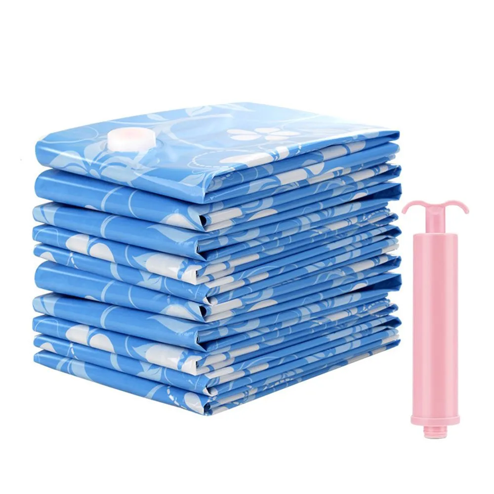 7 Pieces/Set Space Save Vacuum Compressed Bag For Plush Toys Quilts Clothes