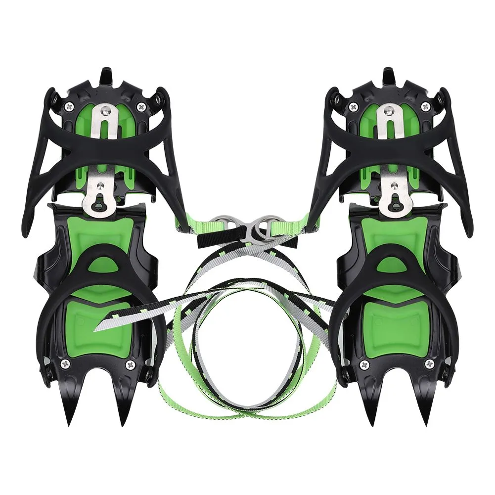 Light Green 14-Tooth Anti-Slip Crampons
