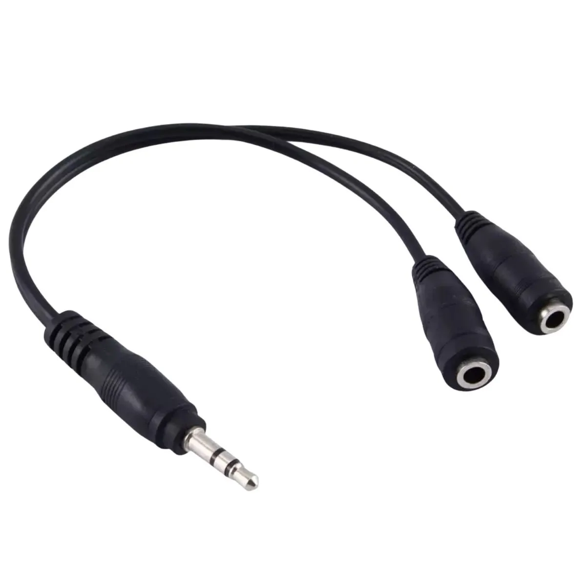 3.5mm Aux Male to 2 Female Headphone Audio Splitter Cable