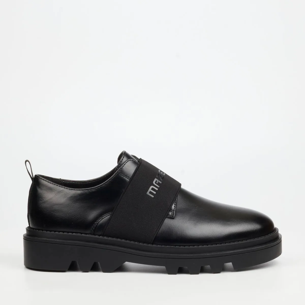 Mazerata Vinchey 63 Men Faux Leather Shoes - Black