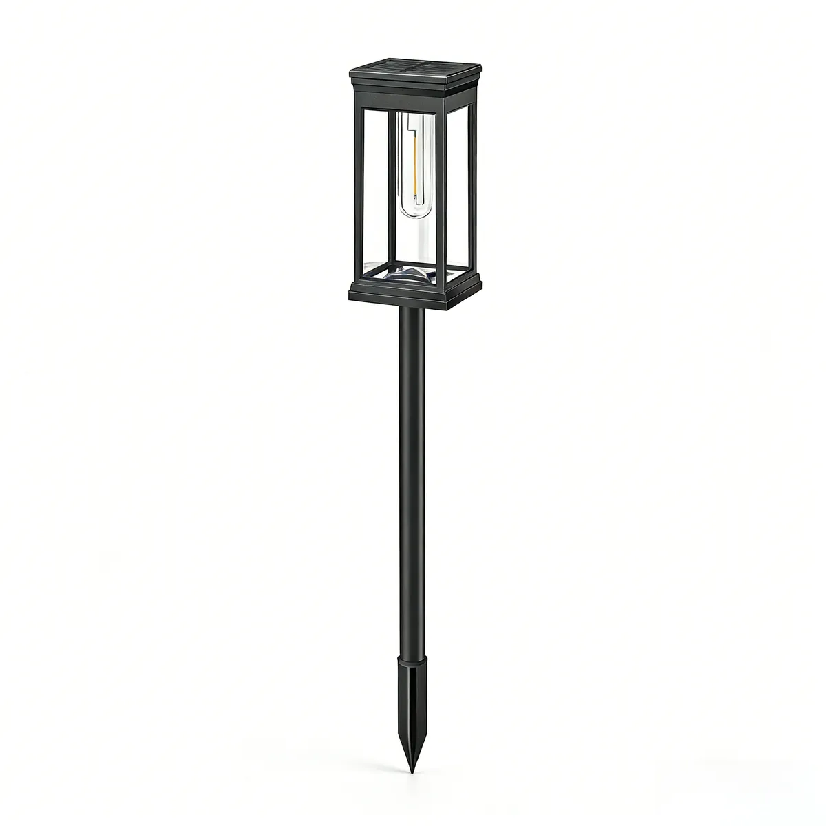 Solar Outdoor Lantern, Waterproof Solar Table Lamp for Patio Garden Yard