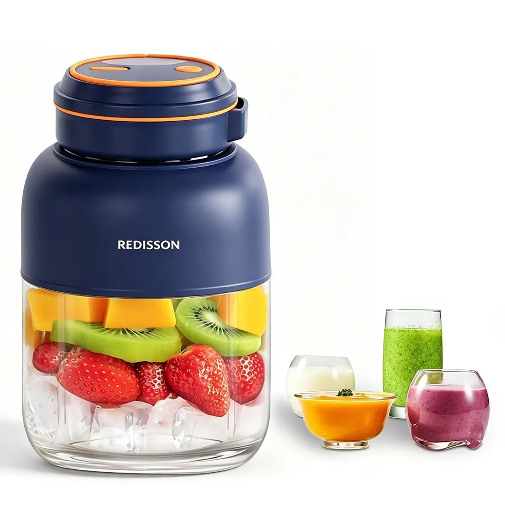 Portable Smoothie Blender Juicer Food Processor Suitable for fitness sports - Blue