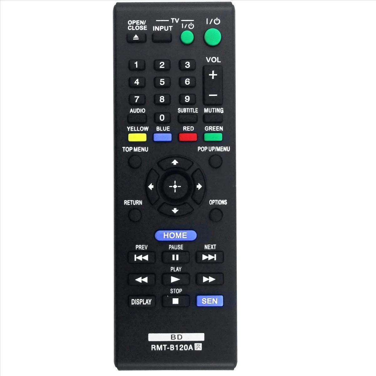 -B120A Replace Remote Control for 3D DVD Player