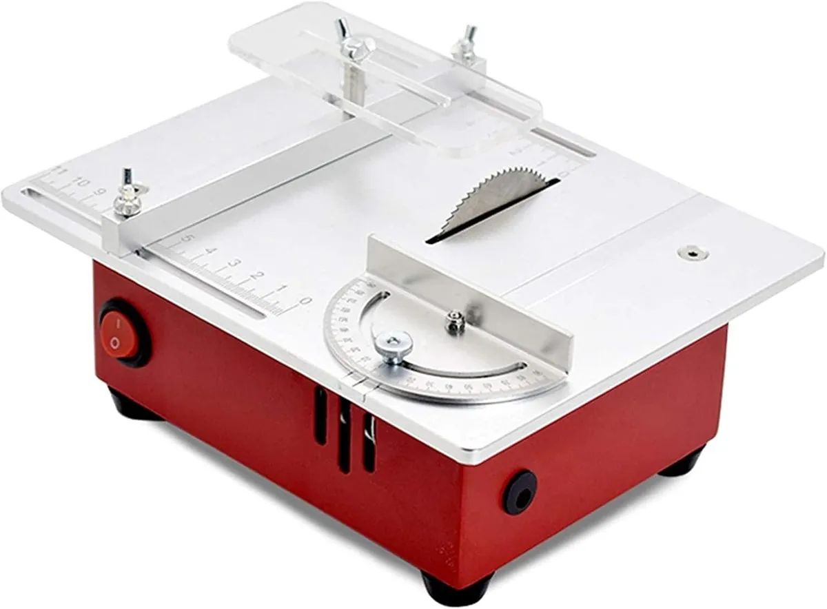Mini Table Saw Multifunctional Electric Saw Wood DIY Bench Lathe