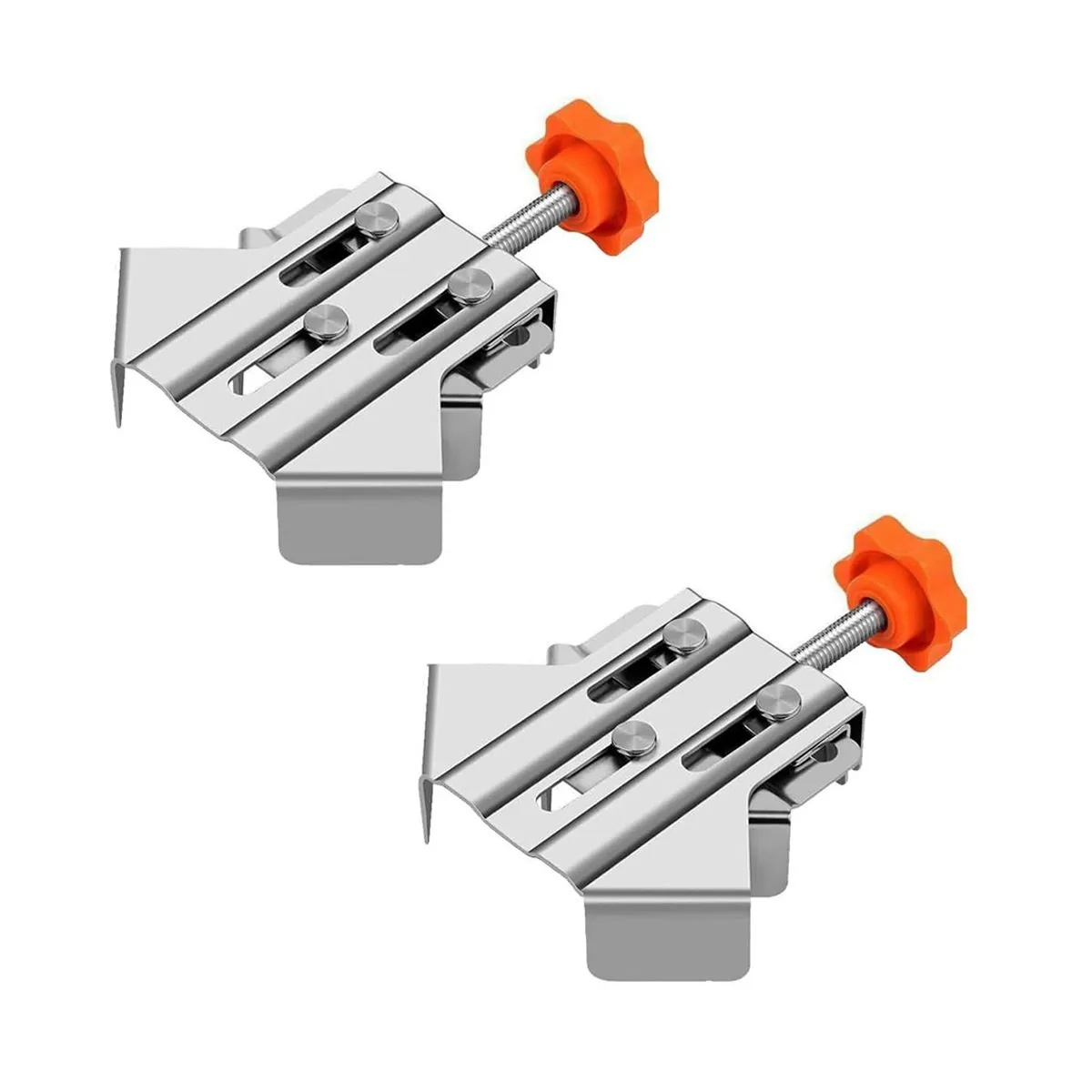 2 Pieces Right Angle Clamps For Woodworking Corner Clamp with Swing Jaw