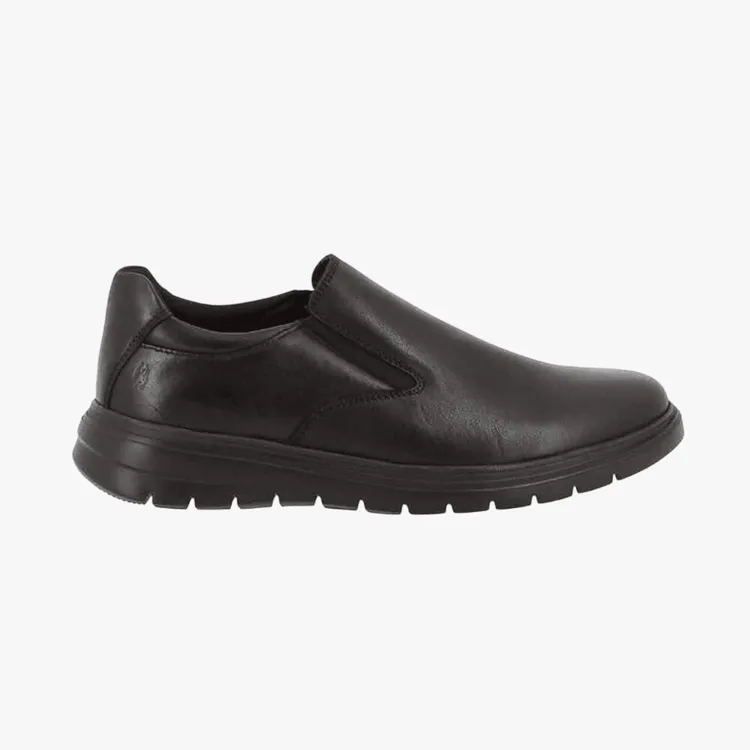 Hush Puppies Carlos Casual Shoes Black Waxy Nubuck