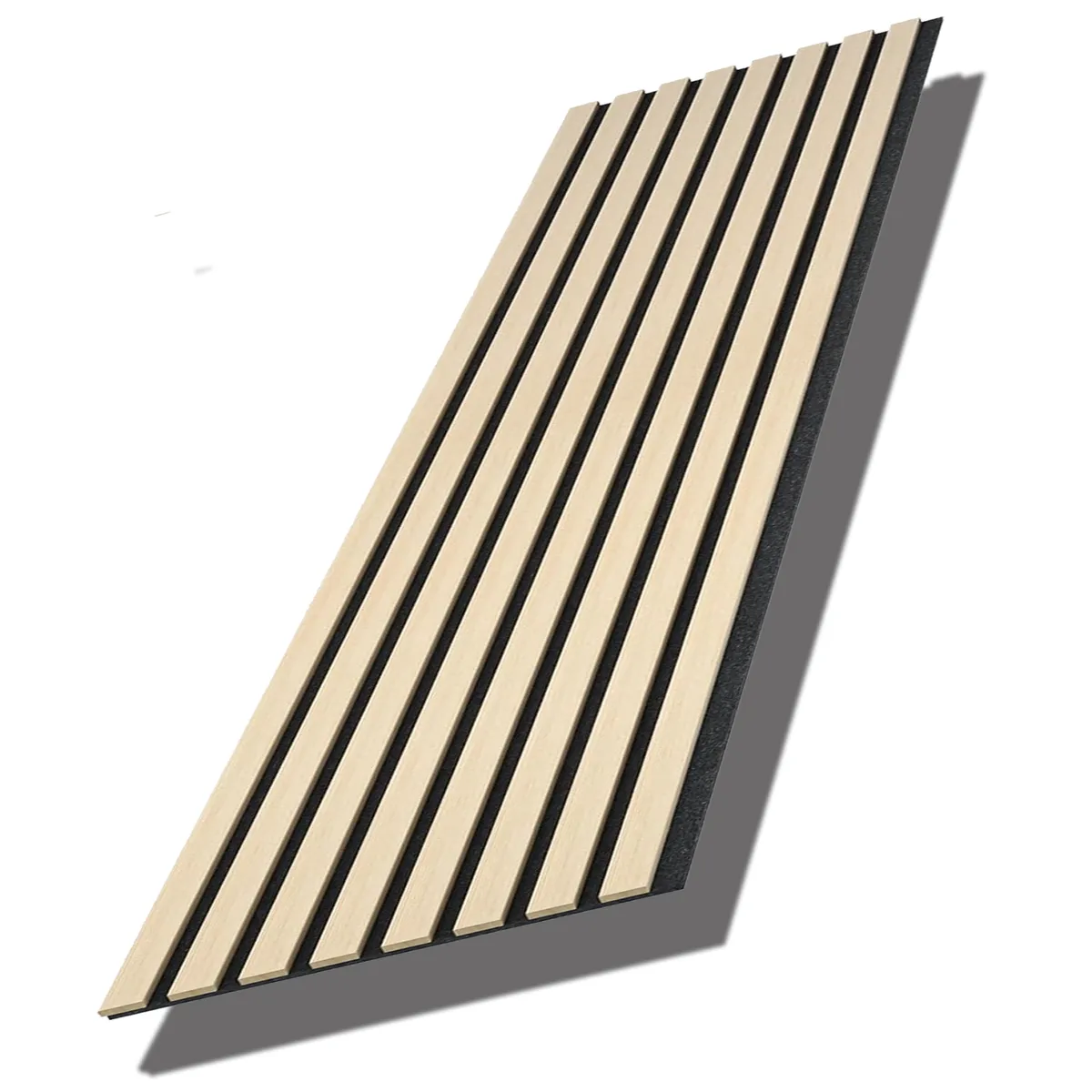 Acoustic Wood Wall Panels Oak Slat Cladding Panels For Interior Wall Decor