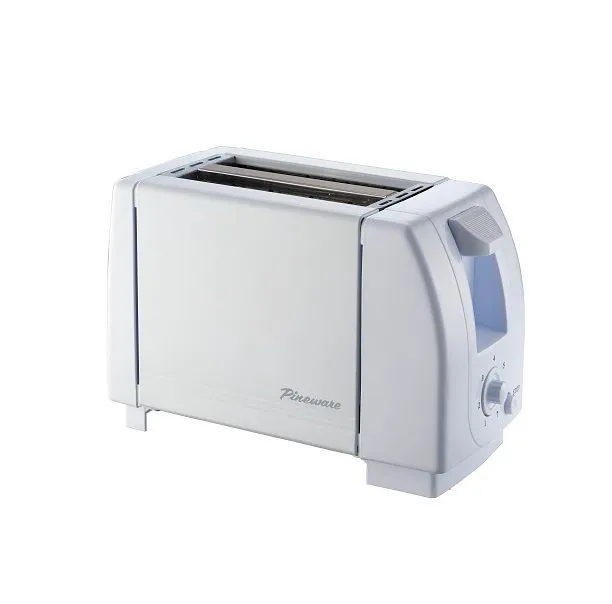 Pineware - 2 Slice Toaster - White