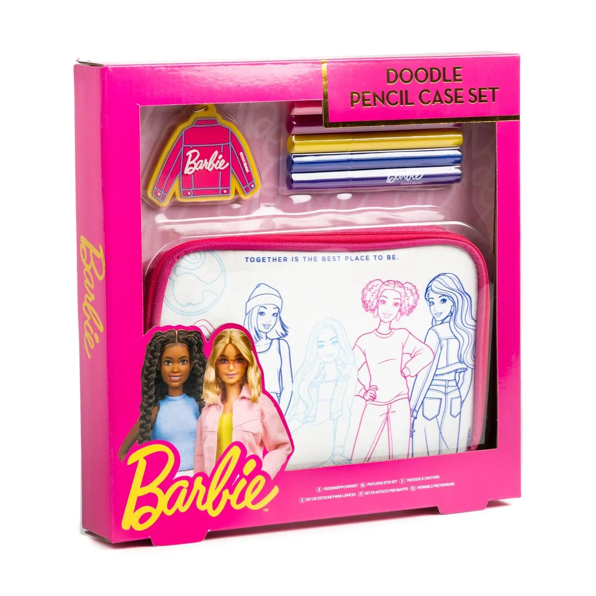 Barbie Core Pencil Case Set
