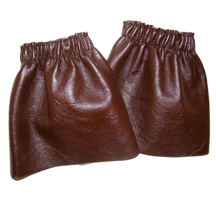 Leather Gaiters - 1 Size Fits All - Brown